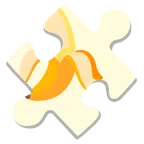 pezzo di puzzle + banana