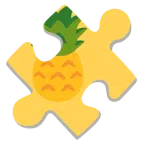 pezzo di puzzle + ananas