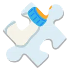 pezzo di puzzle + biberon
