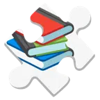 pezzo di puzzle + libri