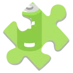 pezzo di puzzle + batteria