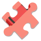 pezzo di puzzle + pastello a cera