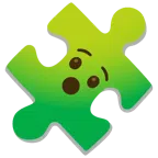 pezzo di puzzle + faccina sorpresa