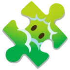 pezzo di puzzle + testa tra le nuvole