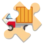pezzo di puzzle + camion