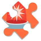 pezzo di puzzle + lampeggiante