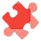 pezzo di puzzle + segnale di stop