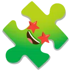 pezzo di puzzle + colpo di fulmine