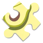 pezzo di puzzle + avocado