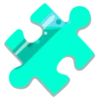 pezzo di puzzle + provetta