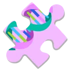 pezzo di puzzle + dna
