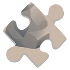 pezzo di puzzle + roccia