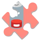 pezzo di puzzle + batteria scarica