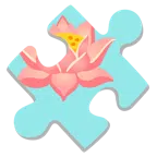 pezzo di puzzle + loto