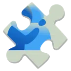 pezzo di puzzle + persone che si abbracciano