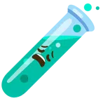 provetta + faccina esausta