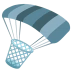 paracaídas + papelera