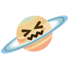 Ringplanet + verwirrtes Gesicht