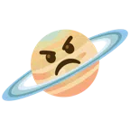 Ringplanet + verärgertes Gesicht