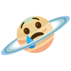 Ringplanet + weinendes Gesicht