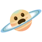 Ringplanet + entsetztes Gesicht