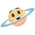 Ringplanet + erstauntes Gesicht