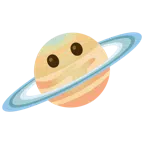 Ringplanet + Gesicht ohne Mund