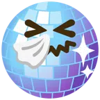 palla da discoteca + faccina che starnutisce