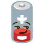 batteria scarica + faccina con sorrisetto