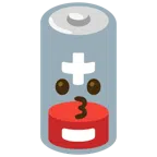 batteria scarica + faccina che bacia
