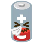 batteria scarica + faccina che starnutisce