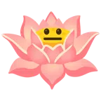 Lotusblüte + neutrales Gesicht