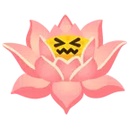 Lotusblüte + verwirrtes Gesicht