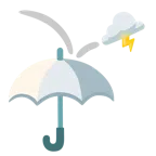 ombrello + fulmini