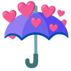 ombrello + cuore con freccia