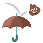 ombrello + cacca