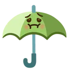 ombrello + faccina nauseata