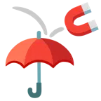 ombrello + calamita