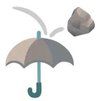 ombrello + roccia