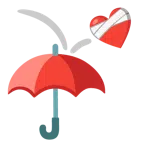 ombrello + cuore guarito