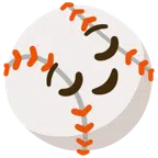 palla da baseball + faccina sollevata