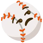 palla da baseball + faccina contrariata