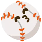 palla da baseball + faccina che bacia con occhi sorridenti