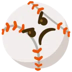 palla da baseball + faccina arrabbiata