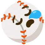 palla da baseball + faccina assonnata