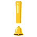 rotes Ausrufezeichen + Glocke