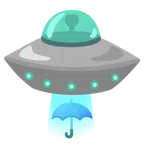 disco volante + ombrello