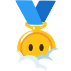 medaglia d’oro + testa tra le nuvole