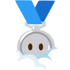 medaglia d’argento + testa tra le nuvole