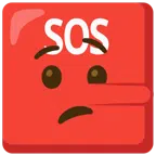 pulsante SOS + faccina bugiarda